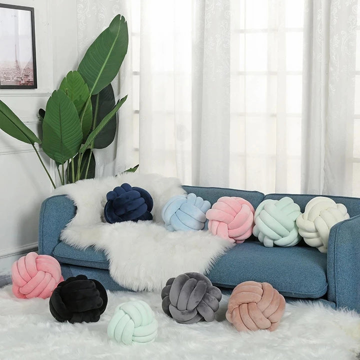 Knotted Ball Pillow